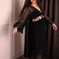 Midnight Floral Sheer Nightdress Set