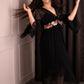 Midnight Floral Sheer Nightdress Set