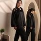 Cute Printed Satin Pajama Set