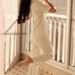 Minimal Ivory Printed Night Suit