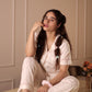 Soft Blush Printed Cotton Pajama Set
