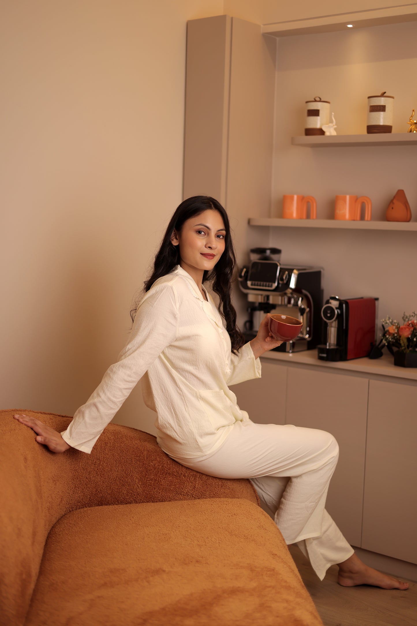 Ivory Soft Lounge Pajama Set