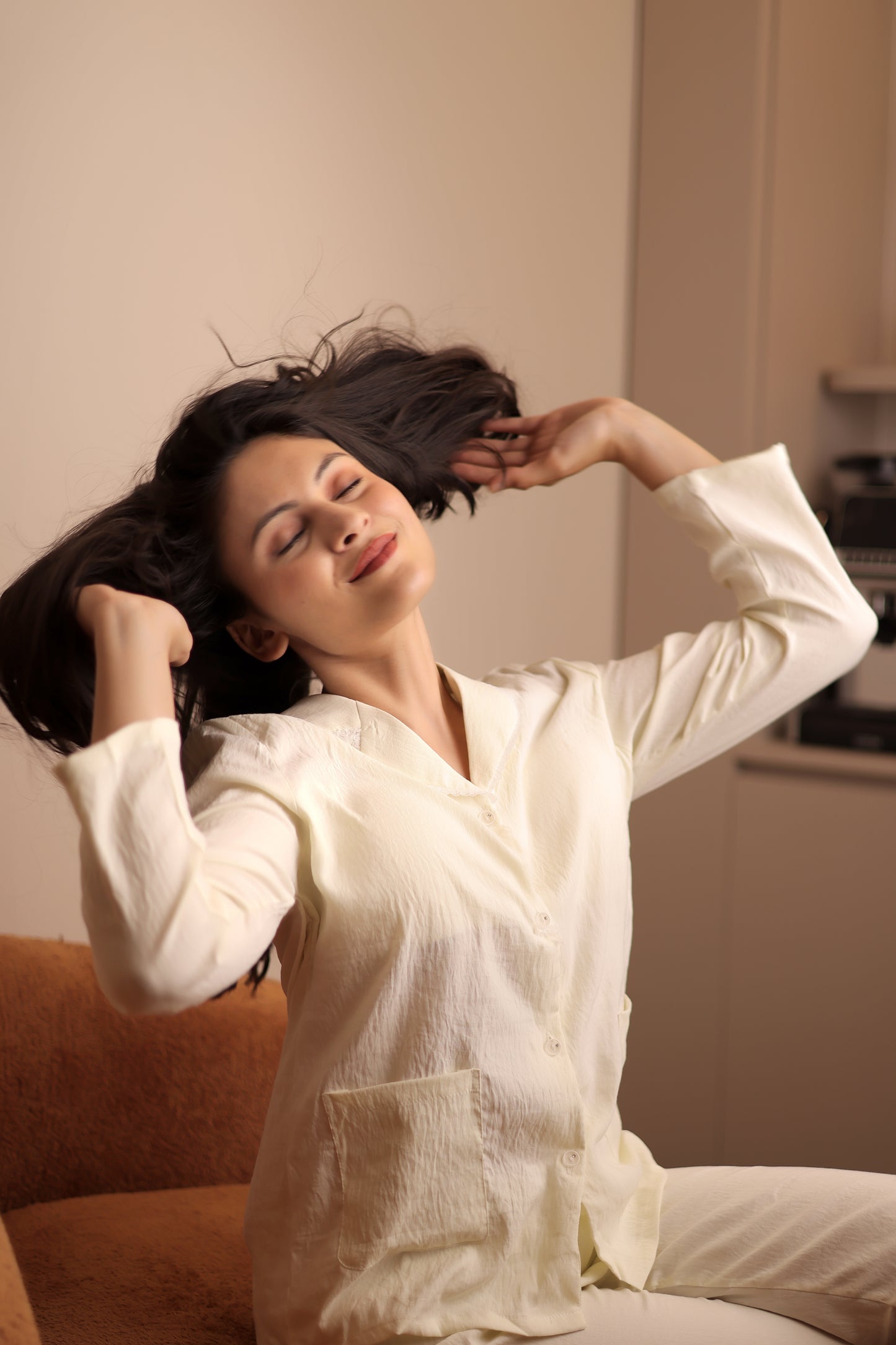 Ivory Soft Lounge Pajama Set