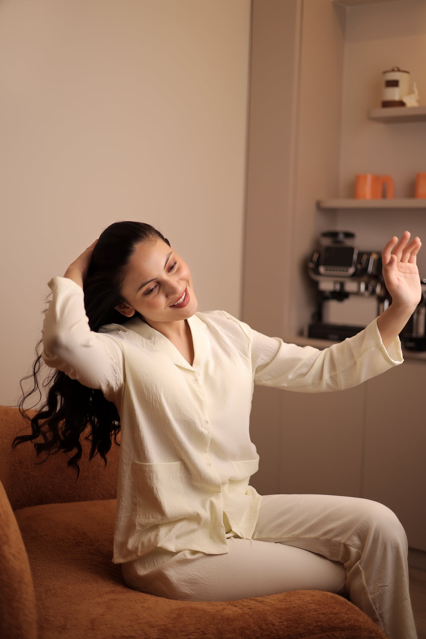 Ivory Soft Lounge Pajama Set