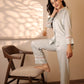 Sage Green Satin Lace Pajama Set