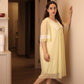 Buttercream Sheer Lounge Nightdress