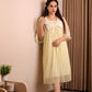 Buttercream Sheer Lounge Nightdress