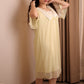 Buttercream Sheer Lounge Nightdress